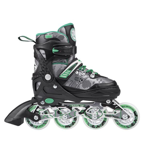 NA1118 A GREEN SIZE M (35-38) NILS EXTREME INLINE SKATES