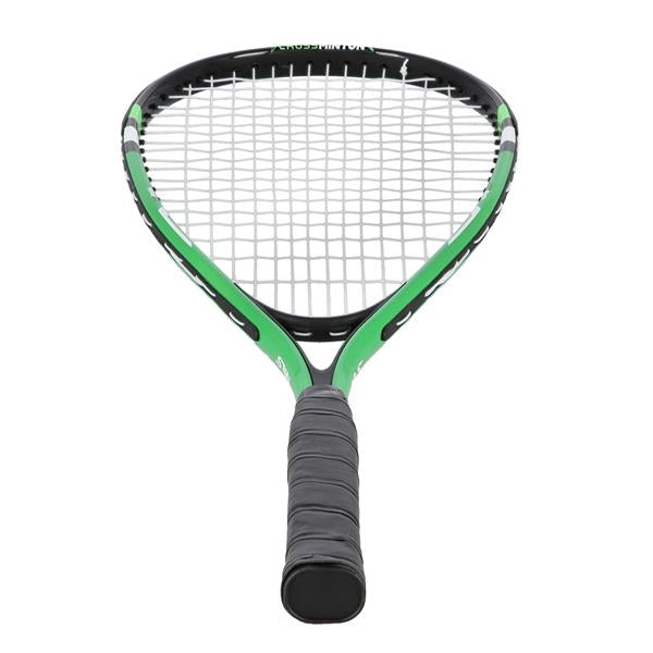 NRS001 CROSSMINTON SET 2 RACKETS + SHUTTLES + COVER GREEN NILS