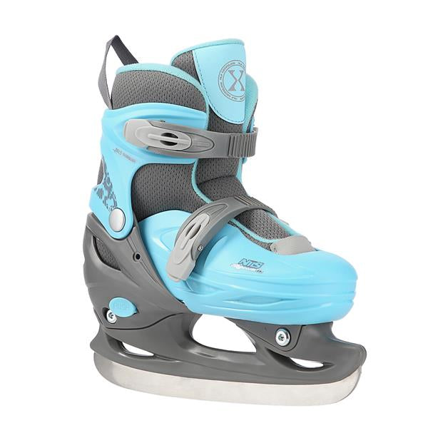 NH11901 A GREY-LIGHT BLUE SIZE S(30-33) NILS EXTREME HOCKEY SKATES