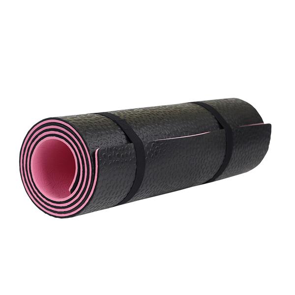YM06 RŮŽOVO-ČERNÁ JÓGOVÁ PODLOŽKA HMS PREMIUM