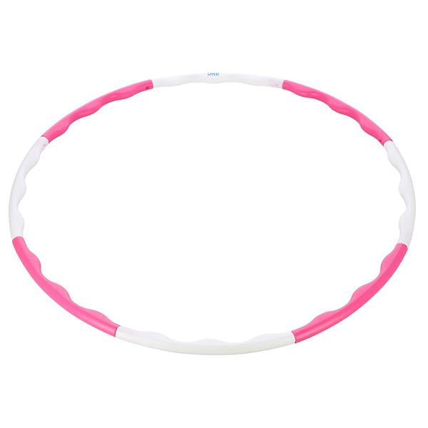 HHP090 PINK-WHITE HULA HOP 0.4KG 90CM ONE FITNESS