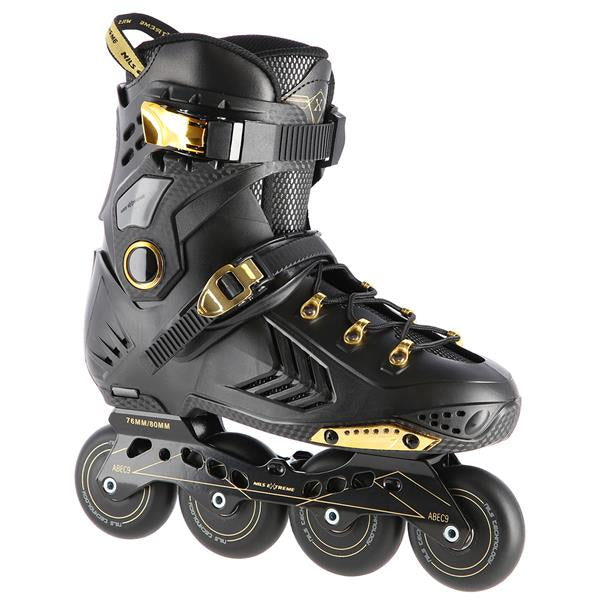 NA20002 ČERNO-ZLATÉ BRUSELE NILS EXTREME SLALOMOVÉ, VELIKOST 37
