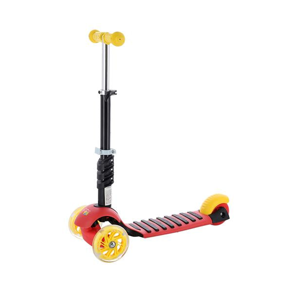 HLB07 4in1 BLACK-YELLOW-RED CHILDREN'S SCOOTER NILS FUN