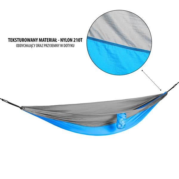 NC9092 BLUE NILS CAMP TRAVEL HAMMOCK