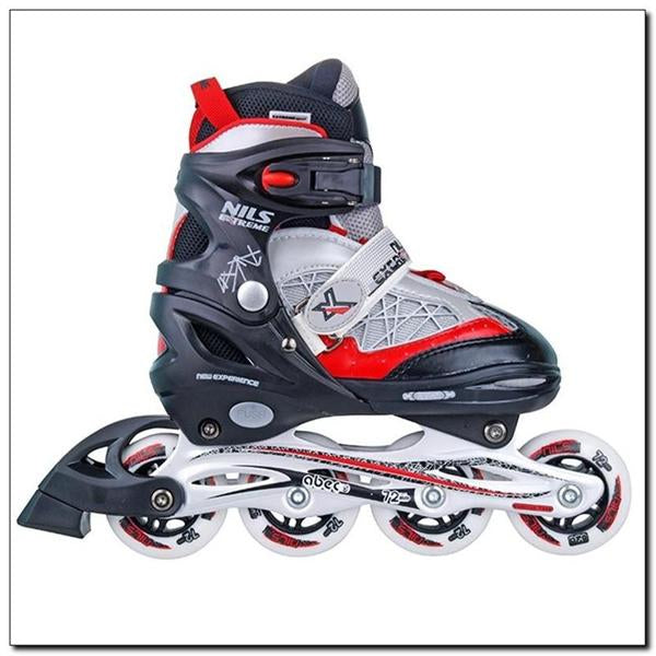 NH616A RED SIZE M (34-37) SKATING ROLLERS HOCKEY NILS EXTREME