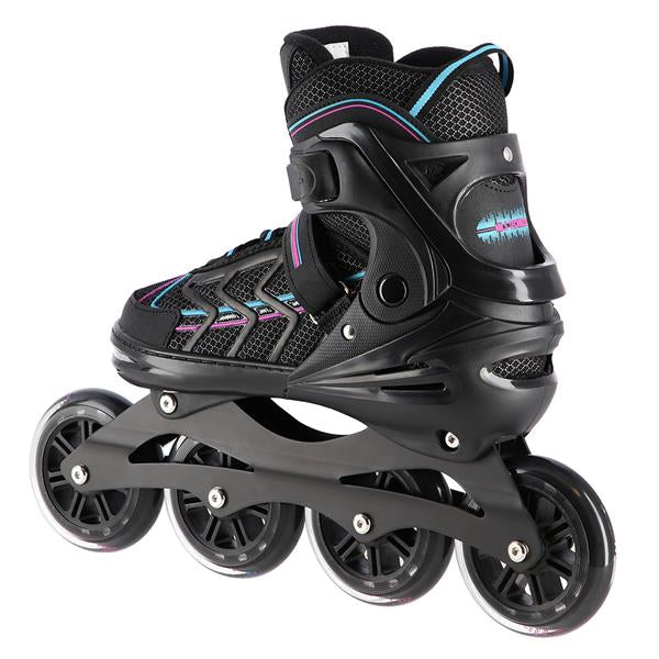 NA1128 BLACK-PURPLE SIZE L(39-42) NILS EXTREME INLINE SKATES