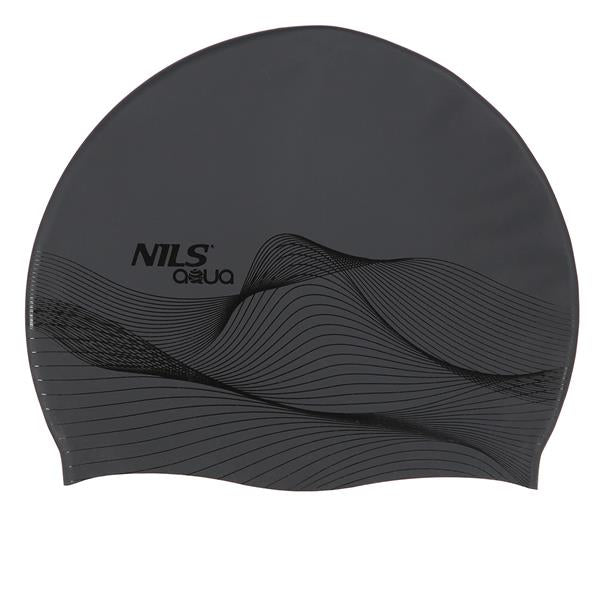 G-TYPE MEN F209 BLACK PATTERN SILICONE CAP NILS AQUA