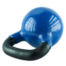 KNV28 BLUE KETTLEBELL CAST IRON VINYL-COATED HMS