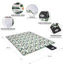 NC8008 PIKNIKOVÁ DEKA LEAVES 220x200 PE ALU NILS CAMP