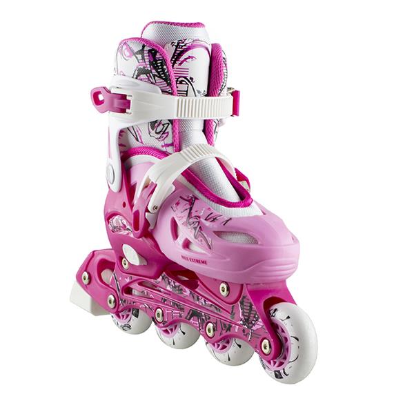 NH0320 A SET 4IN1 PINK SIZE M (35-38) NILS EXTREME HOCKEY BLADE ROLLER SKATES