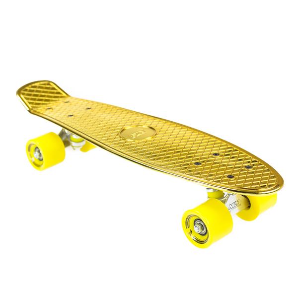 PNB01 ŽLUTÝ ELEKTROSTYLOVÝ PENNYBOARD SKATEBOARD NILS EXTREME