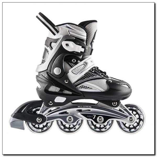 NA0326 A BLACK SIZE S (30-33) NILS EXTREME INLINE SKATES