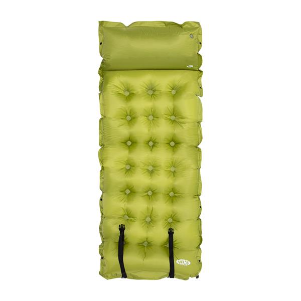 NC4018 GREEN SELF-INFLATION MAT WITH PILLOW NILS CAMP