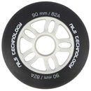 PU 90x24 82A BLACK MATT WHEELS (4 pcs.) NILS EXTREME