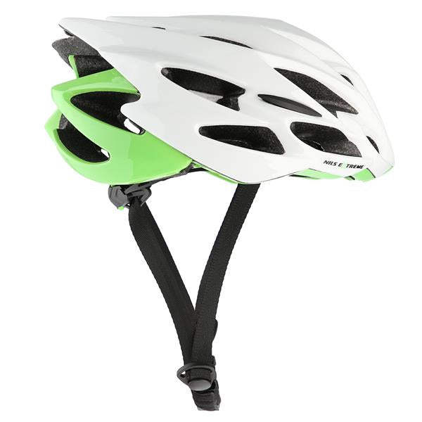 MTW58 BÍLO-ZELENÁ VELIKOST XL (59-65 cm) NILS EXTREME HELMET