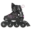 NH11912 A 2w1 BLACK/PINK ROZM. M(35-38) ŁYŻWOROLKI Z WYM. PŁ. HOKEJOWĄ NILS EXTREME