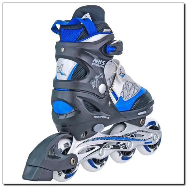 NH616A BLUE SIZE M (34-37) SKATING ROLLERS HOCKEY NILS EXTREME