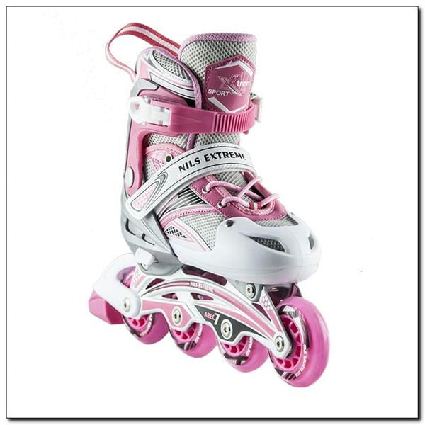 NA0326 A PINK SIZE M (34-37) NILS EXTREME INLINE SKATES