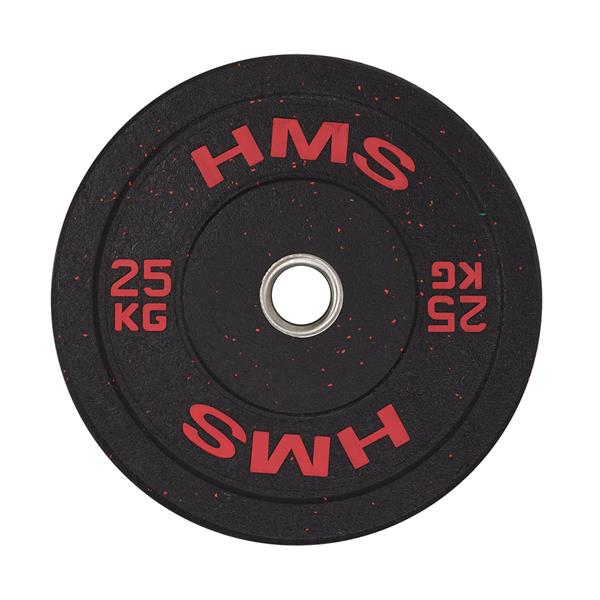 HTBR25 RED OLYMPIC BUMPER PLATE 25 KG HMS