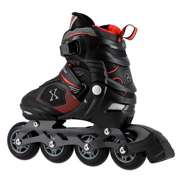 NA9080 ČERNO-ČERVENÉ VELIKOST S (31-34) INLINE BRUSLÍ NILS EXTREME