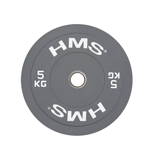 CBR05 GRAY OLYMPIC BUMPER PLATE 5 KG HMS