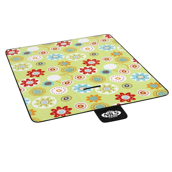 NC2130 PICNIC BLANKET FLOWER 150x130 EPE NILS CAMP