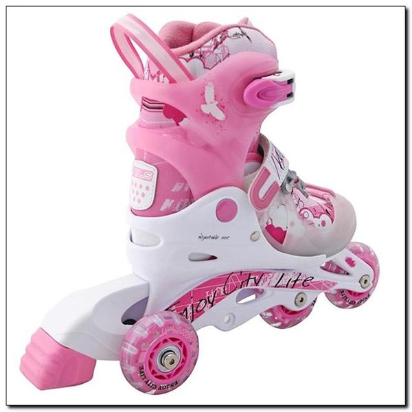 NJ2016 A PINK SIZE S NILS EXTREME INLINE SKATES