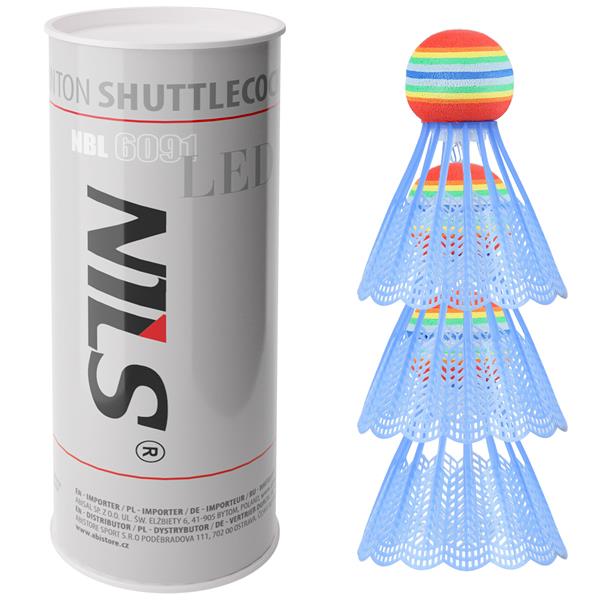 NBL6091 NYLON LED SHUTTLES 3 PCS NILS