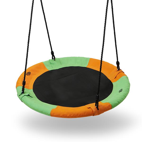 NB5003 ORANŽOVOZELENÁ HOUPADLO VE FORMĚ ČAPÍHO HNIEZDA, PRŮMĚR 90 CM, NILS CAMP