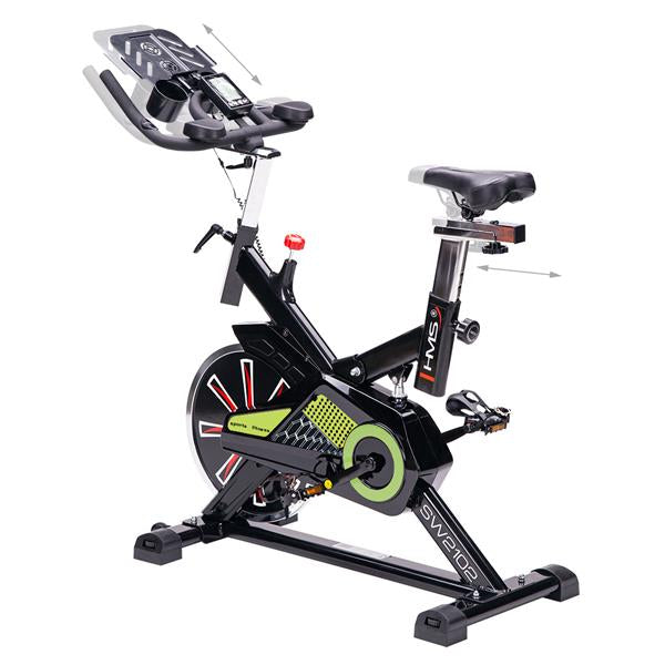 SW2102 LIME SPINING BIKE 15KG HMS