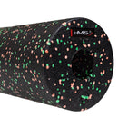 FS114 BLACK/GREEN-ORANGE DOTS 30CM ROLLER FITNESS HMS