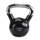 KTC20 BLACK UCHWYT CHROM RADEŁKOWANY KETTLEBELL ŻELIWNY HMS
