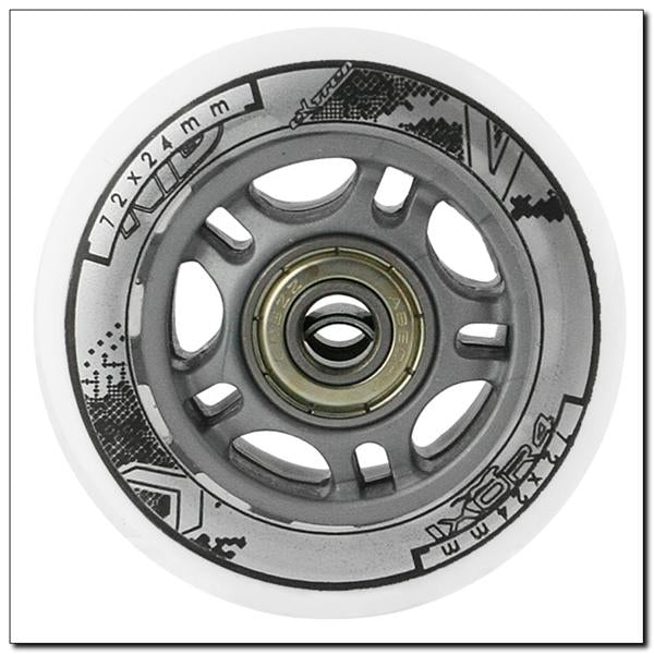 PU 72x24 BIAŁE 82A (4 SZT) + ABEC-7 (8 SZT) ZESTAW NILS EXTREME