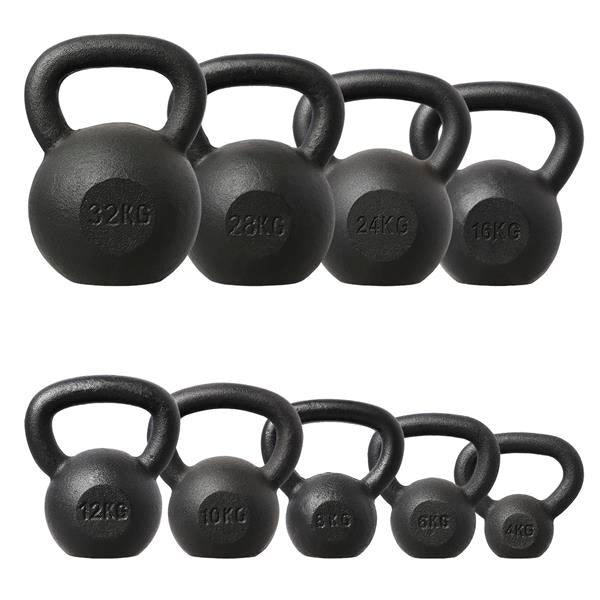 Litinová kettlebell KZG12 HMS