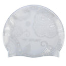 G-TYPE WOMAN F221 SREBRNY WZÓR CZEPEK SILIKONOWY SPURT