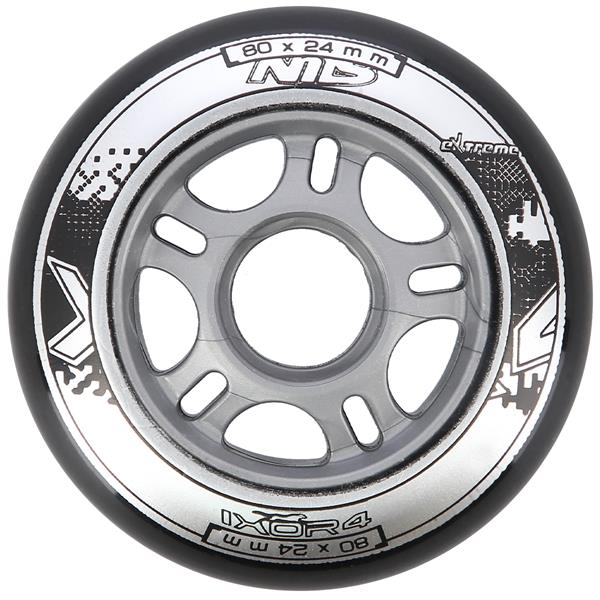 PU 80x24 82A BLACK N WHEELS (4 pcs.) NILS EXTREME