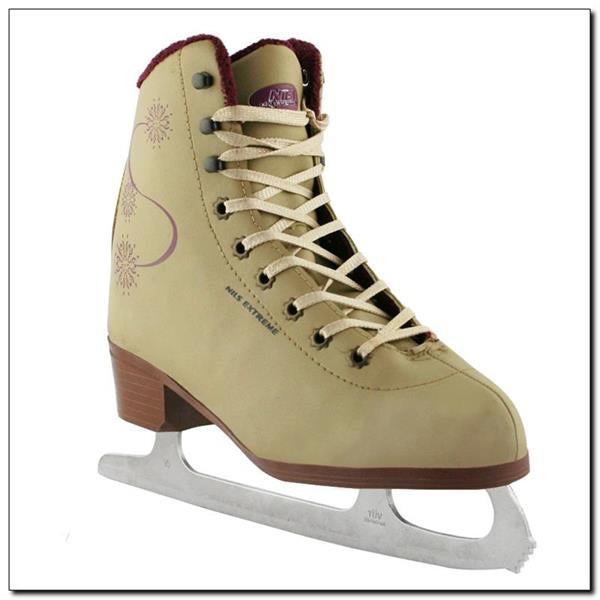 NF603 S BEIGE SIZE 36 NILS EXTREME FIGURE SKATES