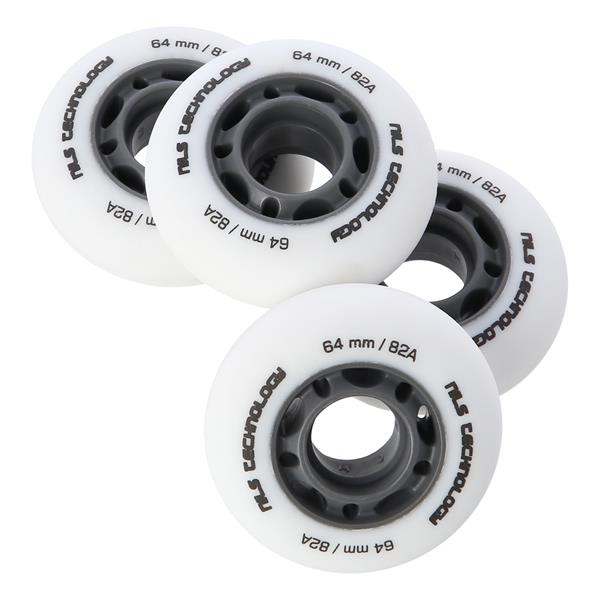 PU 64x24 82A WHITE MATT WHEELS (4 pcs.) NILS EXTREME