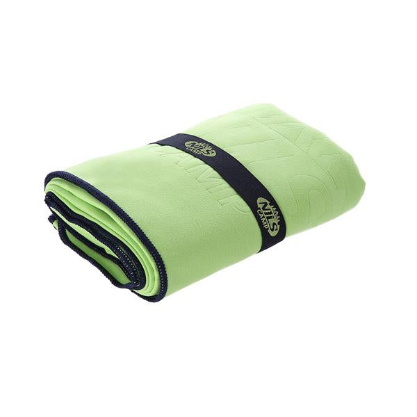 NCR11 GREEN MICROFIBER TOWEL 140x70 cm NILS CAMP