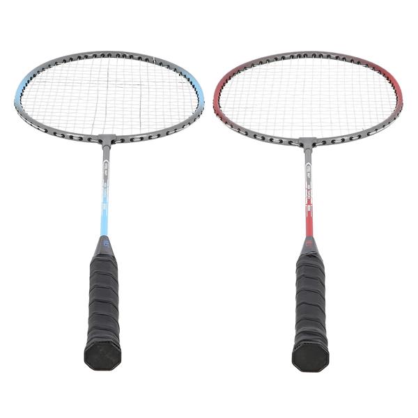 NRZ002 STEEL / BADMINTON SET 2 RACKETS + NILS SHUTTLE