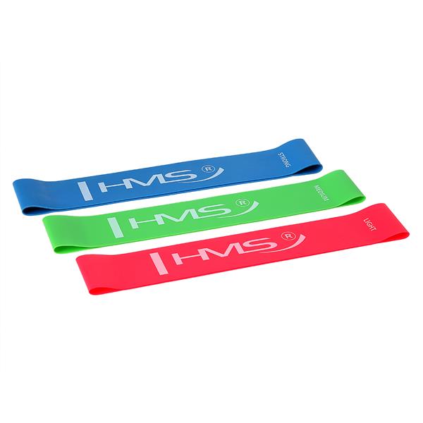 Sada posilovacích gum GU04 SLIM SET HMS