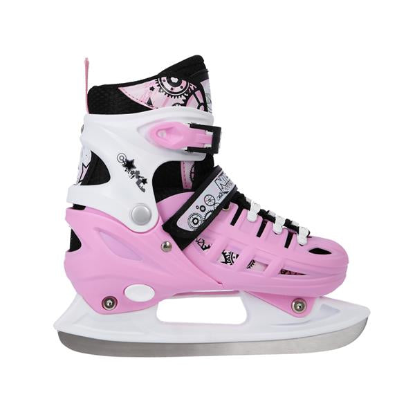 NH10905 4in1 PINK SIZE M(35-38) NILS EXTREME INLINE SKATES WITH HOCKEY BLADE