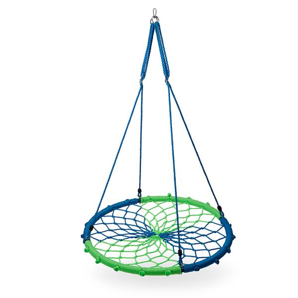 NB5039 BLUE-GREEN DIA.100 CM STORK'S NEST SWING NILS CAMP