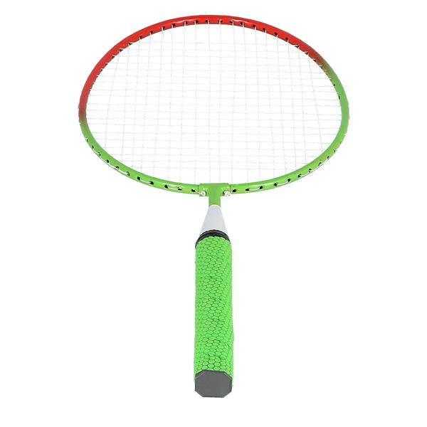 NRZ051 STEEL / BADMINTON SET 2 RACKETS + SHUTTLES + BALLS JUNIOR NILS