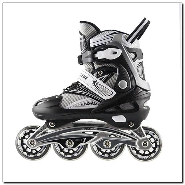 NA0326 A BLACK SIZE S (30-33) NILS EXTREME INLINE SKATES