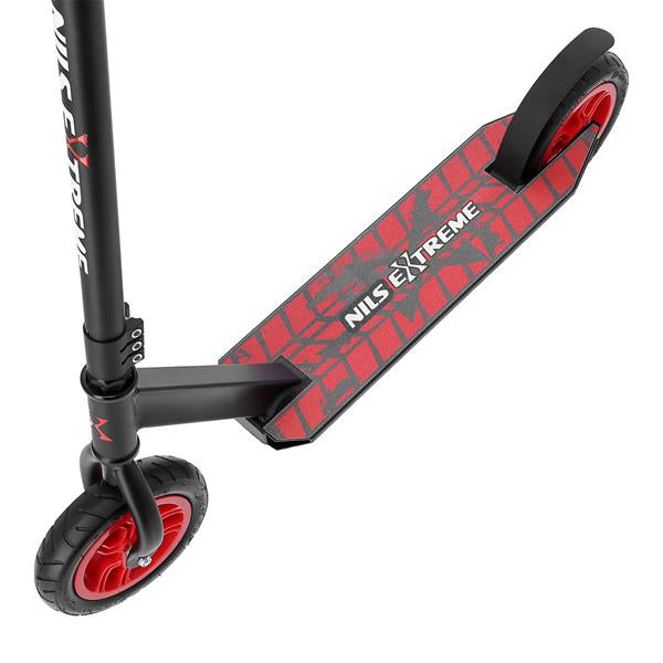 HC020 RED SCOOTER WITH PUMPED WHEELS NILS EXTREME