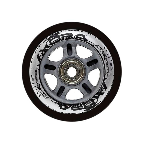 PU 80x24 82A ČERNÁ (4 ks) + ABEC-9 (8 ks) NILS EXTREME SET