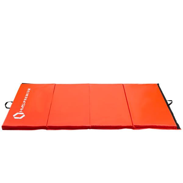 MGS01 FOLDABLE GYMNASTIC MATTRESS 2400x1200 MM RED HMS PREMIUM