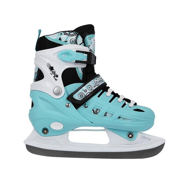 NH10905 4in1 MINT SIZE L(39-42) NILS EXTREME INLINE SKATES WITH ADJUSTABLE HOCKEY BLADE