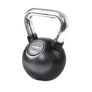 KGC10 CHROME RUBBER-COATED KETTLEBELL HANDLE CAST IRON HMS